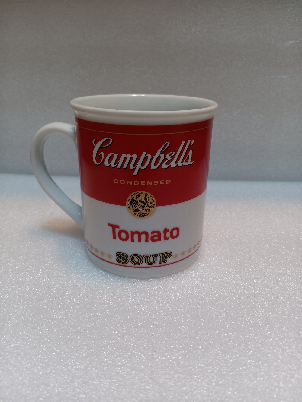 Red & White Tomato Soup Ceramic Mug